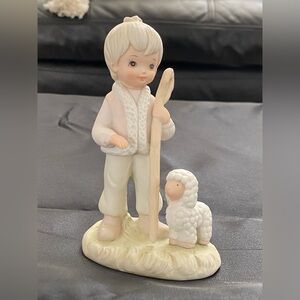 Precious Moments Figurine with White and Cream Accents